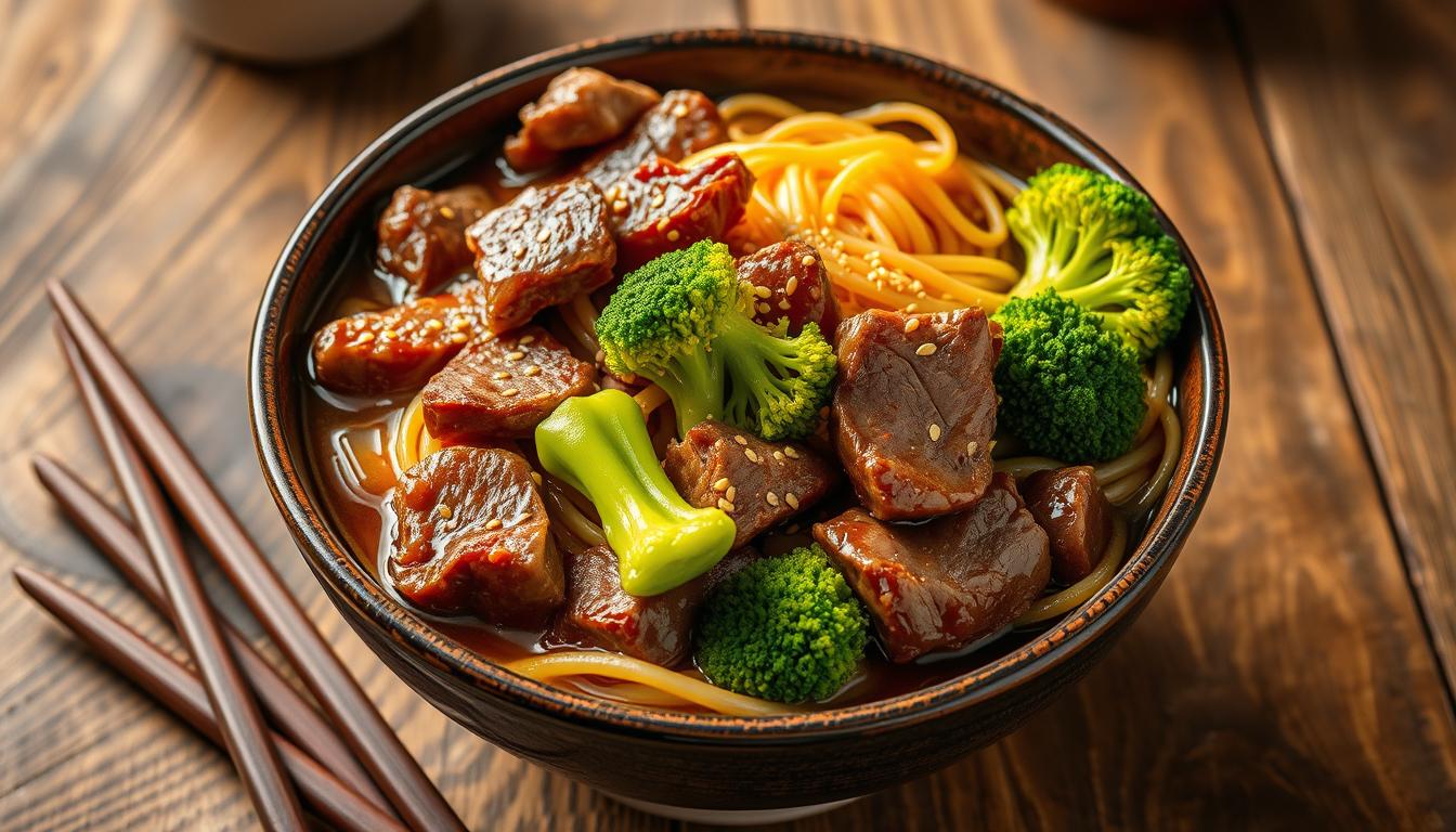 beef ramen, broccoli ramen, ramen stir fry, easy ramen recipe, quick ramen,