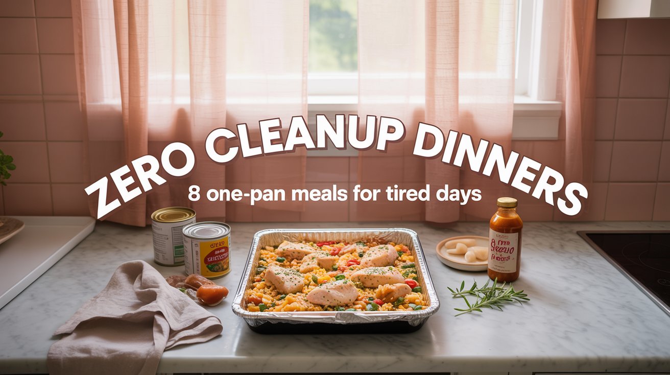 8 One-Pan Meals for Tired Days (Zero-Cleanup Comfort)