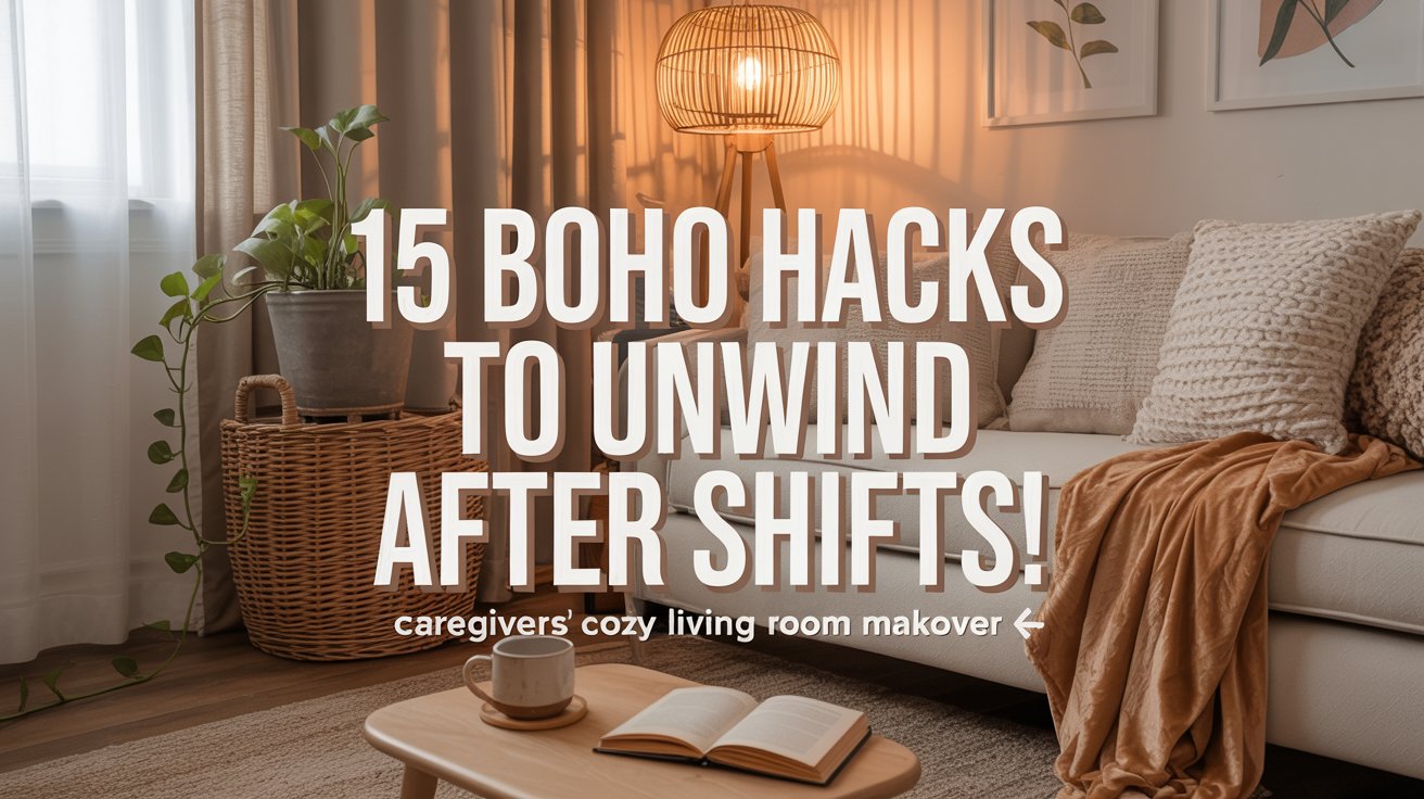 15 Boho Living Room Ideas for Caregivers to Unwind After Shifts