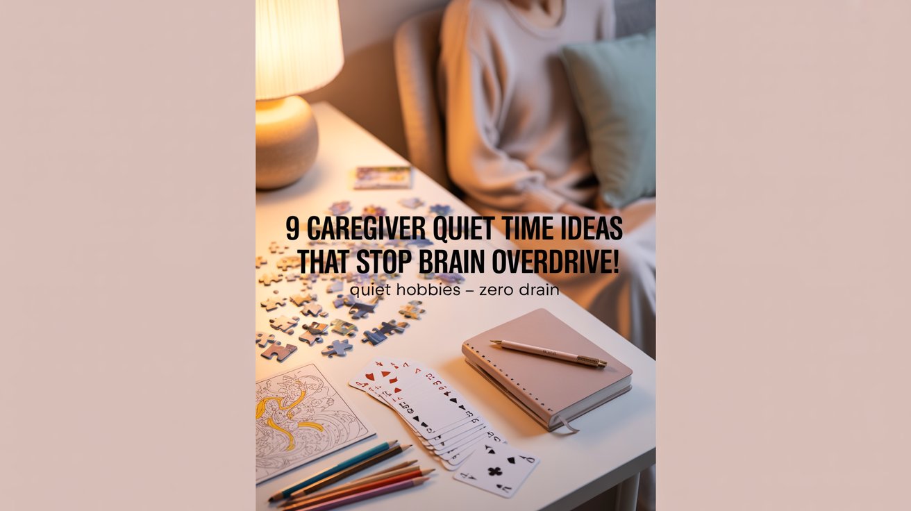 9 Caregiver Quiet Time Ideas with Quiet Hobbies That Don’t Drain You