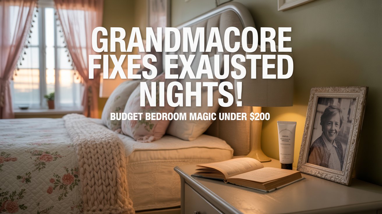 Grandmacore Bedroom Setups on a Budget for Exhausted Nights